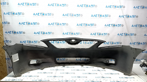 Front bumper bare Toyota Camry v40 07-09 silver, scratches, peeling paint, missing fragment