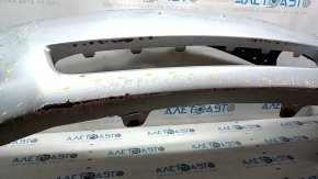 Front bumper bare Toyota Camry v40 07-09 silver, scratches, peeling paint, missing fragment