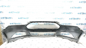 Front bumper bare Ford Fusion mk5 13-16 without parking sensors, white UG, scratches, dented, non-factory holes