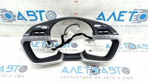 Steering wheel control buttons Hyundai Elantra 21-23 under radar, black with overlay