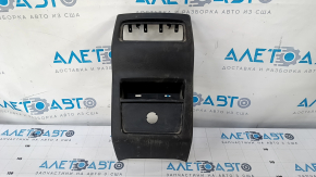 Rear center console trim Ford Edge 15-18 black, cigarette lighter, scratches