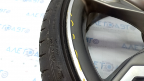Set of wheels with tires R20 245/34 8J ET:30 R20 275/30 9J ET:44 BMW 5 G30 17-23 668M style, with sensors, curb, Goodyear, 6mm