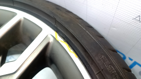 Set of wheels with tires R20 245/34 8J ET:30 R20 275/30 9J ET:44 BMW 5 G30 17-23 668M style, with sensors, curb, Goodyear, 6mm