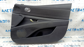 Door trim card front right Hyundai Elantra 21-23 leather black, scratches