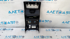 Rear center console trim Ford Edge 15-18 black, under socket and cigarette lighter, scratches