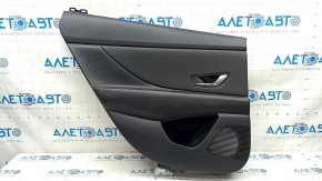 Door trim card rear left Hyundai Elantra 21-23 leather black