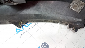 Front bumper bare Mazda 3 14-16 BM prerest, silver 38P, pressed, scratches, torn fasteners