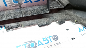 Front bumper bare Mazda 3 14-16 BM prerest, silver 38P, pressed, scratches, torn fasteners