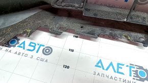 Front bumper bare Mazda 3 14-16 BM prerest, silver 38P, pressed, scratches, torn fasteners