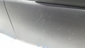 Central console armrest and cup holders Hyundai Elantra 21-23 leather black under electric handbrake, scratches
