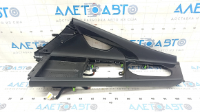 Hyundai Elantra 21-23 center console trim for wireless charging, black, glossy black, scratches