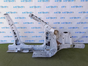 Front left quarter BMW X1 F48 16-22 sawed off, with central pillar, white