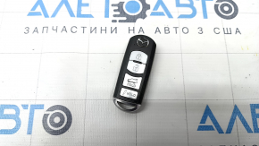 Mazda CX-5 17-keyless key, 4 buttons, chrome