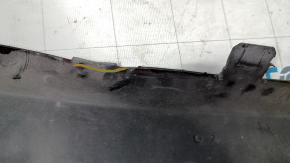 Bare front bumper upper part Jeep Cherokee KL 19-21 red PRV, for parking sensors, without plug towing hook, broken mount, torn mount, non-factory holes, scratches