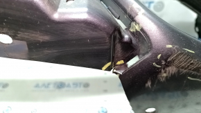 Front bumper bare Honda Accord 16-17 rest, graphite, tears, abrasions, tears in fasteners