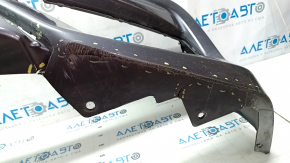 Front bumper bare Honda Accord 16-17 rest, graphite, tears, abrasions, tears in fasteners