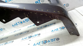 Front bumper bare Honda Accord 16-17 rest, graphite, tears, abrasions, tears in fasteners