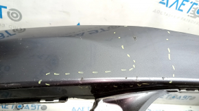 Front bumper bare Honda Accord 16-17 rest, graphite, tears, abrasions, tears in fasteners