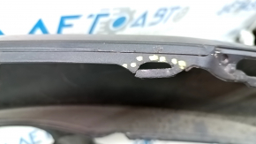 Front bumper bare Honda Accord 16-17 rest, graphite, tears, abrasions, tears in fasteners