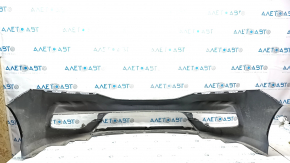 Front bumper bare Honda Accord 16-17 rest, graphite, tears, abrasions, tears in fasteners