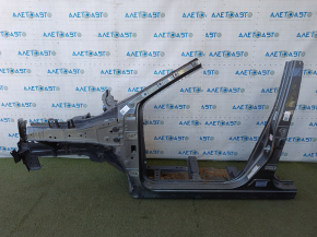 Quarter front left Nissan Rogue 21-23 US built, sawn off, with central pillar, graphite