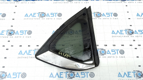 Window blind glass rear right Mazda CX-5 17- tinted, seal peeled off