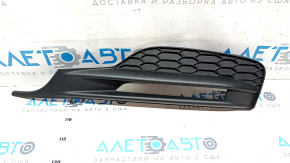 Front bumper side grille right Honda Accord 16-17 under fog lights