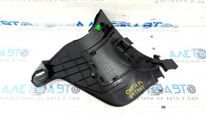 Front pillar trim lower left Mazda CX-5 17- black, worn