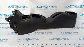 Central console Fiat 500L 14- without armrest, under socket, black, scratches
