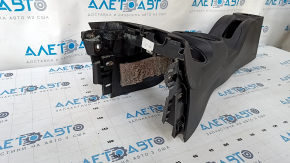 Central console Fiat 500L 14- without armrest, under socket, black, scratches