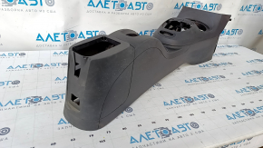 Central console Fiat 500L 14- without armrest, under socket, black, scratches