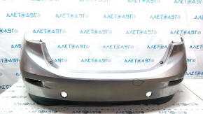 Rear bumper bare Mazda 3 14-18 BM, silver 38P, scratches