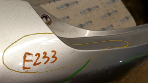 Rear bumper bare Toyota Camry v40 2.4, silver 1D4, scratches, pressed