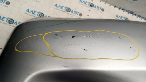 Rear bumper bare Toyota Camry v40 2.4, silver 1D4, scratches, pressed