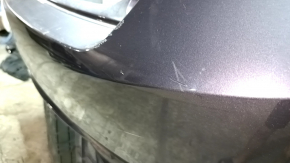 Rear bumper bare Honda Accord 16-17 rest, graphite, scratches