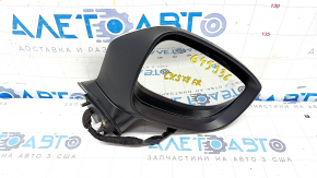 Right side mirror Mazda CX-5 17- BSM, heated, turn signal, 7 pins, white, scratches