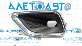 Left fog light frame Jeep Cherokee KL 19-21 with chrome frame, sand