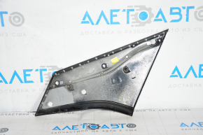 Rear wing trim left Chevrolet Bolt 17-21 black gloss, chrome molding, broken fastener