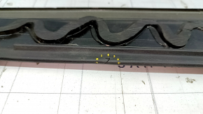 Roof trim right Tesla Model S 12-20 gloss, black, plugs on the edge, torn seal