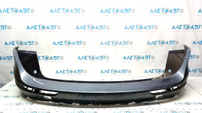 Bare rear bumper Audi Q5 8R 09-17 black LY9B, blue LX5R, peeling paint, scratches