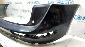 Bare rear bumper Audi Q5 8R 09-17 black LY9B, blue LX5R, peeling paint, scratches