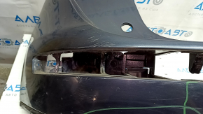 Bare rear bumper Audi Q5 8R 09-17 black LY9B, blue LX5R, peeling paint, scratches