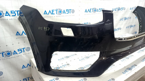 Front bumper bare Volvo XC90 16-19 for headlight washer without park assist, black, scratches