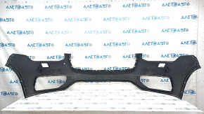 Front bumper bare Volvo XC90 16-19 for headlight washer without park assist, black, scratches
