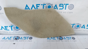 Center console trim side left Infiniti JX35 QX60 13-15 front, beige fabric, dry cleanable