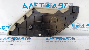 Center console trim side left Infiniti JX35 QX60 13-15 front, beige fabric, dry cleanable