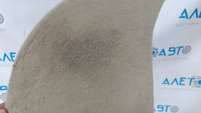 Center console trim side left Infiniti JX35 QX60 13-15 front, beige fabric, dry cleanable