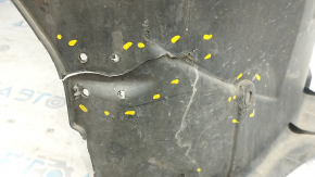 Front right fender liner Volvo XC90 16-22 torn, non-factory holes