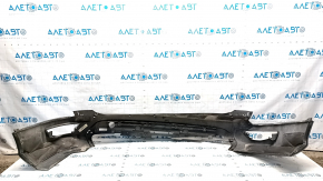 Rear bumper bare Ford Escape MK3 17-19 rest without parking sensors structure, rubbed