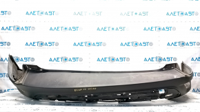 Rear bumper bare Ford Escape MK3 17-19 rest without parking sensors structure, rubbed